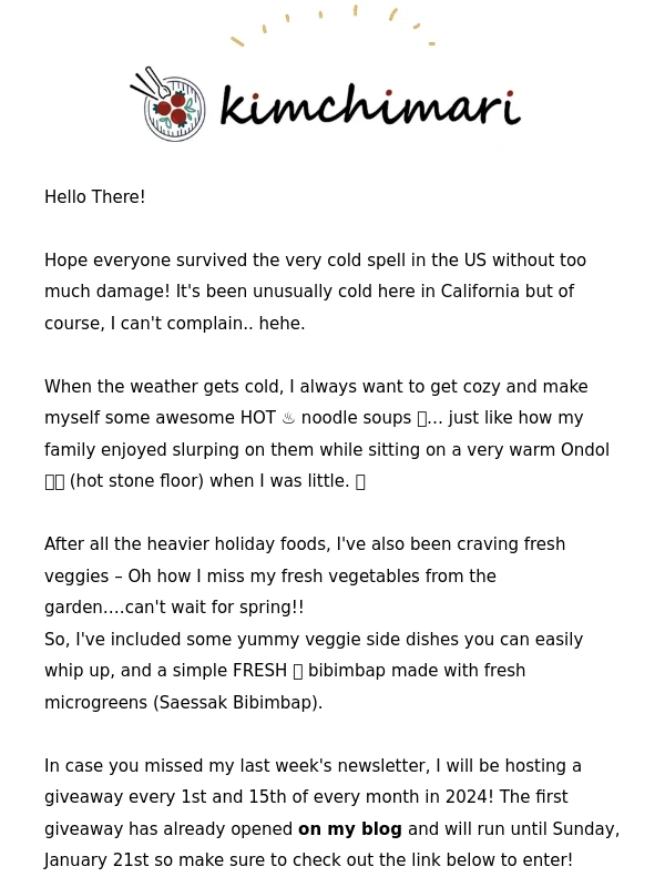 road - ? Hot Noodle Soups to keep you warm + Fresh Veggie Recipes?
