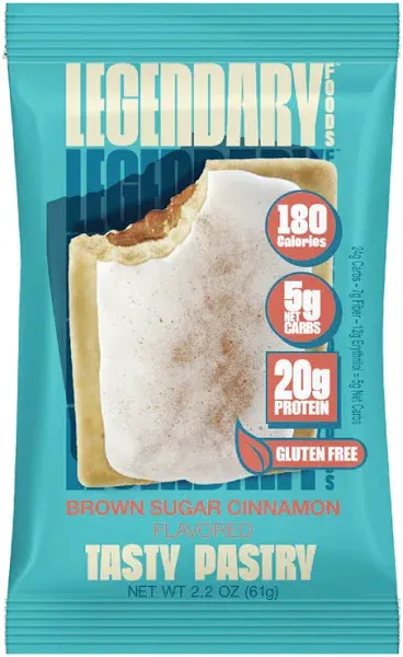 Legendary Foods Tasty Pastry Brown Sugar Cinnamon 10-Pack