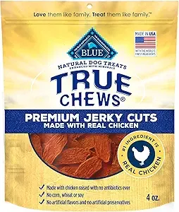 [S&S] $3.98: 4-Oz Blue Buffalo True Chews Premium Jerky Cuts Dog Treats (Chicken) at Amazon