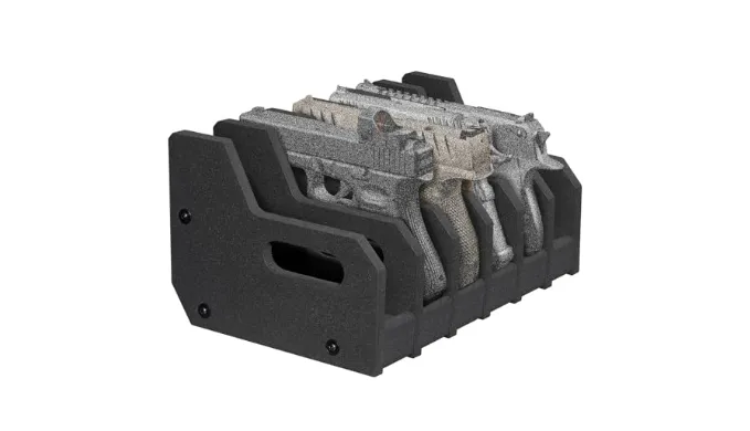 EZshoot Foam Pistol Rack for Gun Safe Shelf Handgun Rack Pistol Stand for Storage Revolver Rack Pistol Holder Gun Cabinet Accessories for Storage