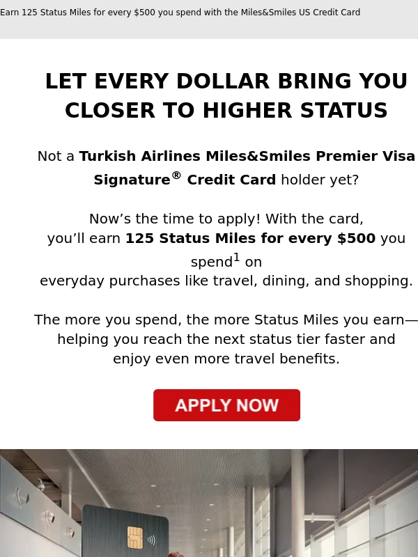 Turkish Airlines - Your Next Status Upgrade Starts Here