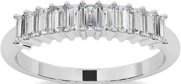 Pompeii3 1/2ct Baguette Diamond Wedding Anniversary Ring