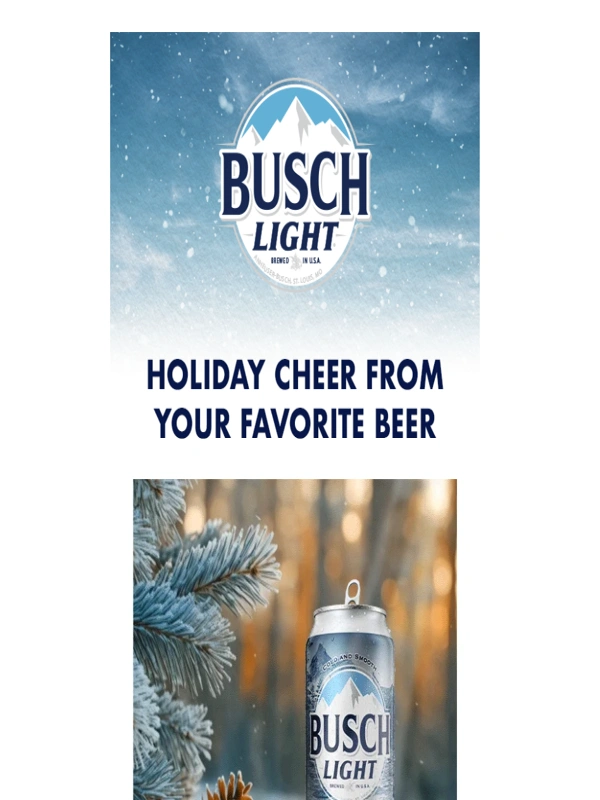 Bud Light - Holiday Cheer From Your Favorite Beer!