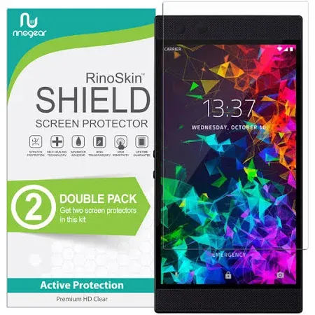 RinoGear Razer Phone 2 Screen Protector 2-Pack