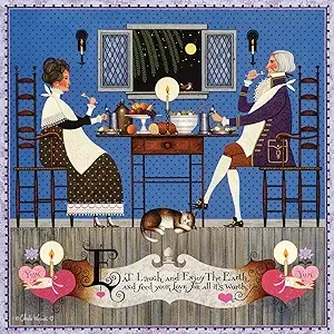 Buffalo Games - Charles Wysocki - Dining Sweethearts - 300 Piece Jigsaw Puzzle for Adults Challenging Puzzle Perfect for Game Nights - Finished Puzzle Size is 2125 x 1500 $8