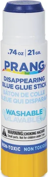 Prang Disappearing Blue Washable Glue Stick