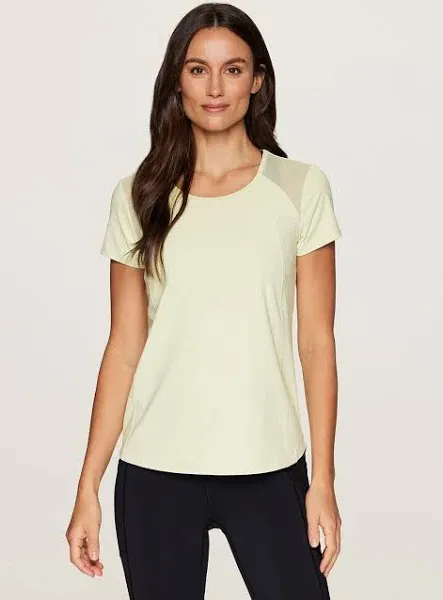 Rbx Active Women's Super Soft Crewneck Mesh Running Tee