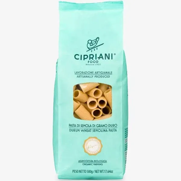 Cipriani Organic Rigatoni Pasta 500g