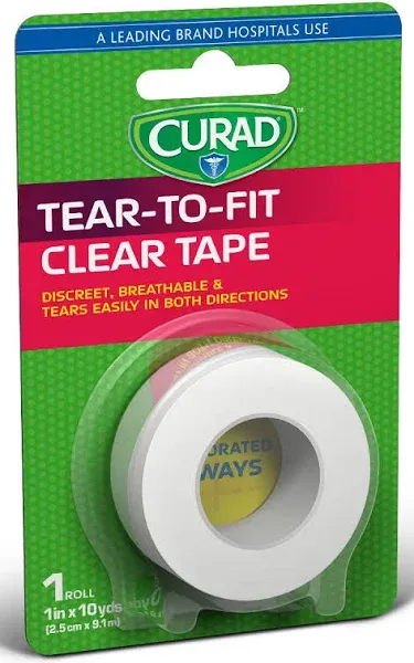 curad Transparent Adhesive Plastic Tape
