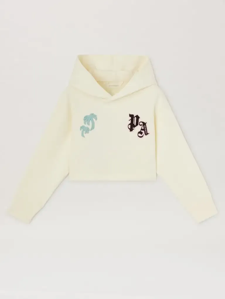 Team Palm Cropped Hoodie