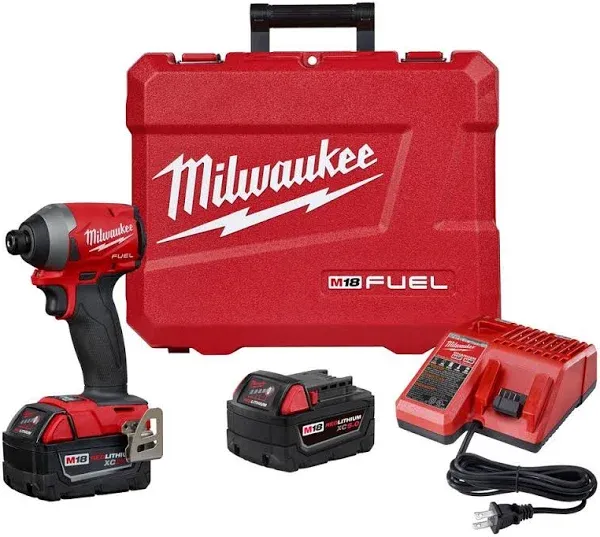 Milwaukee 2953-22 M18 FUEL 1/4" Hex Impact Driver Kit