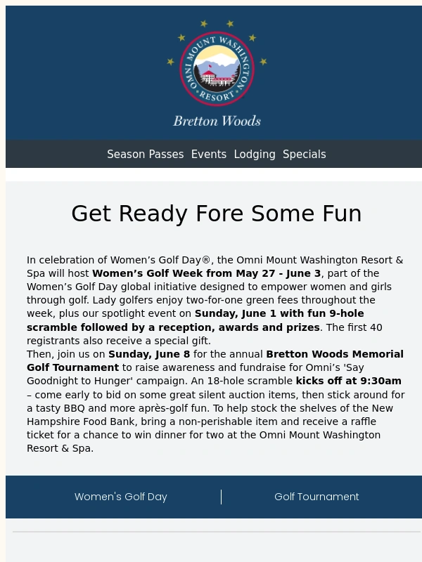 Bretton Woods - Get Ready Fore Some Fun