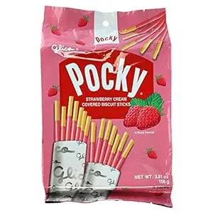 3.81-Oz Glico Pocky Strawberry Cream Covered Biscuit Sticks (9 Individual Bags) $2.76 + Free Shipping w/ Prime or on orders over $35