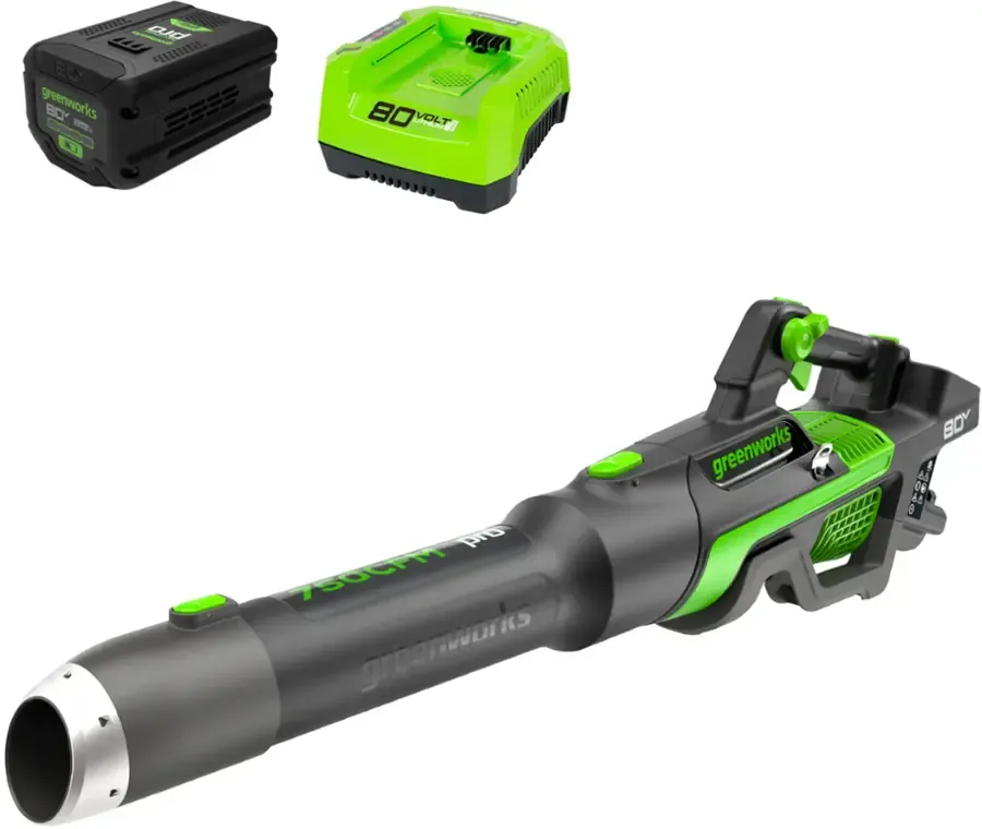 Greenworks 80-Volt 750 CFM Cordless Handheld Blower