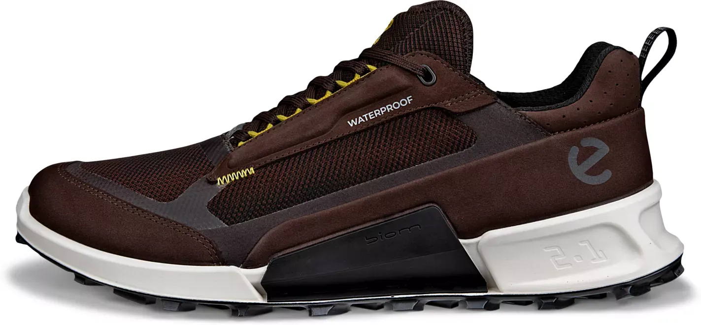 ECCO Biom 2.1 X Mountain - Men's Nubuck Waterproof Outdoor Sneaker - Brown