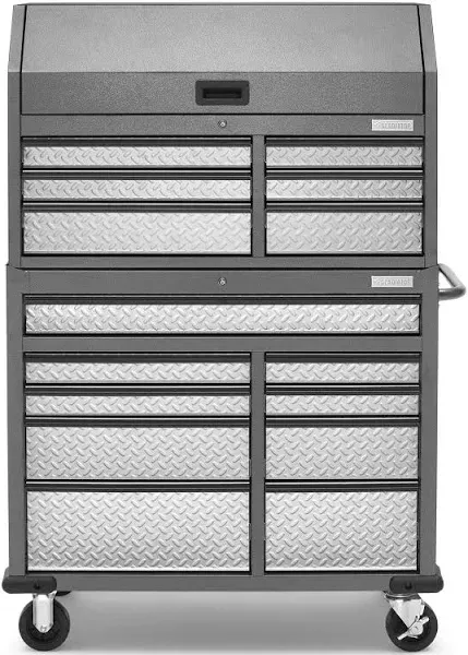 Gladiator Premier 41" 15-Drawer Mobile Tool Chest Combo