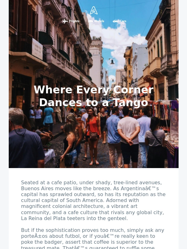 Skiplagged - Get to Know...Buenos Aires ??