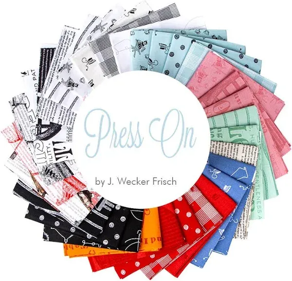 Riley Blake Designs Press On Fat Quarter Bundle