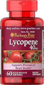60-Count 40mg Puritan's Pride Premium Lycopene Rapid-Release Softgels (for Prostate & Heart Health) $7.63 w/ S&S + Free Shipping w/ Prime or on $35+