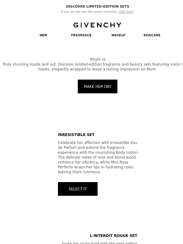 GIVENCHY BEAUTY - Perfect Gifts,Wrapped in Couture