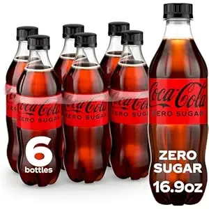 Select Locations: 6-Pack 16.9oz. Coke Zero Sugar Diet Soda Soft Drink