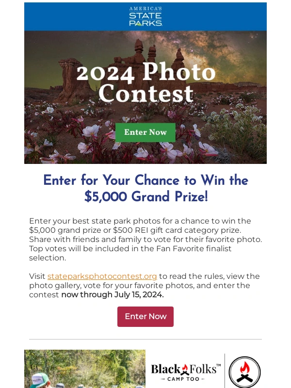 Reserve america - Enter & Vote in the America's State Parks Photo Contest