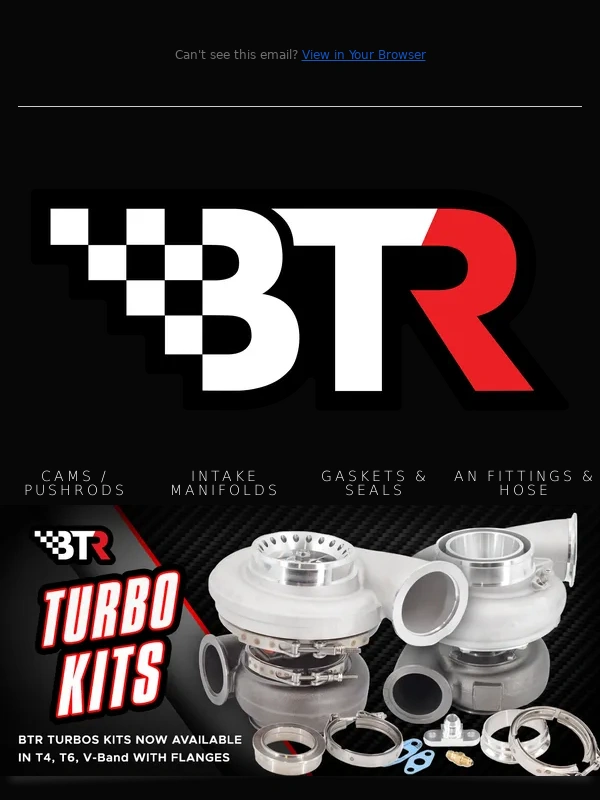 Brian Tooley Racing - Get Boosted! BTR Turbo Kits Now Available