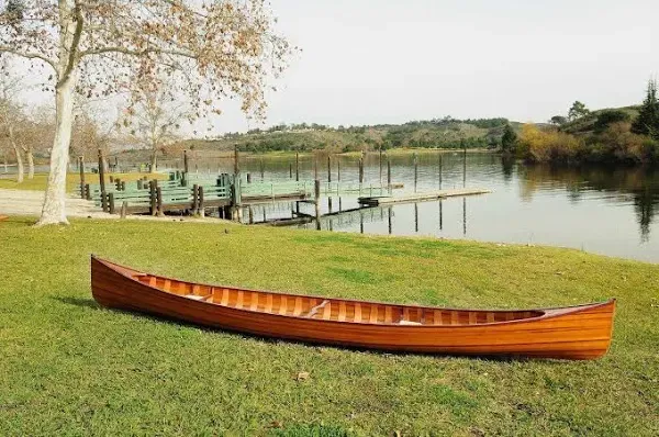 Wooden Canoe with Ribs