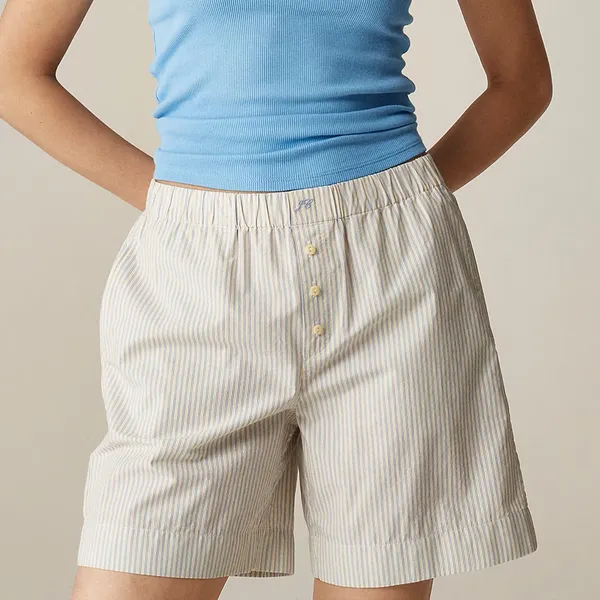 J.Crew Cotton Poplin Long Boxer Short
