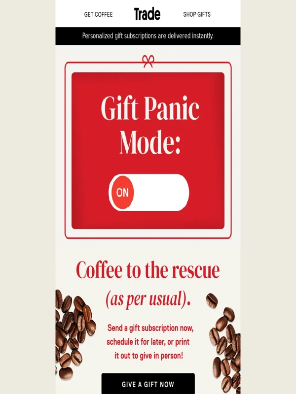 Trade Coffee - We still have holiday delivery❗?