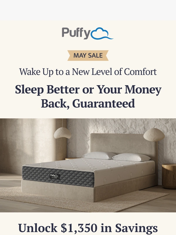 Puffy - Unlock dreamy sleep ? with this special code