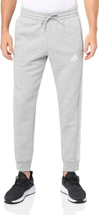 Adidas Essentials Fleece 3-Stripes Tapered Cuff Pants (Men's)