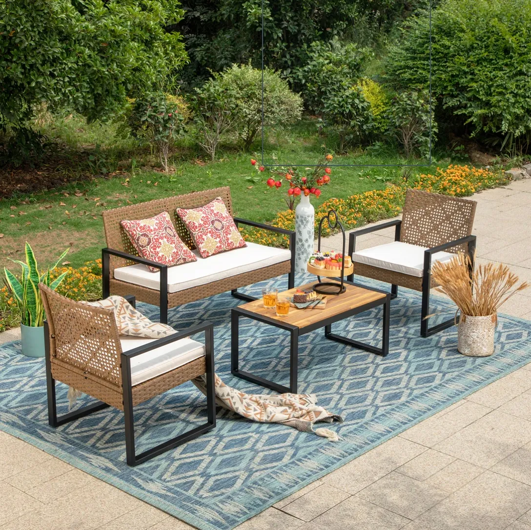 4pc Patio Conversation Set
