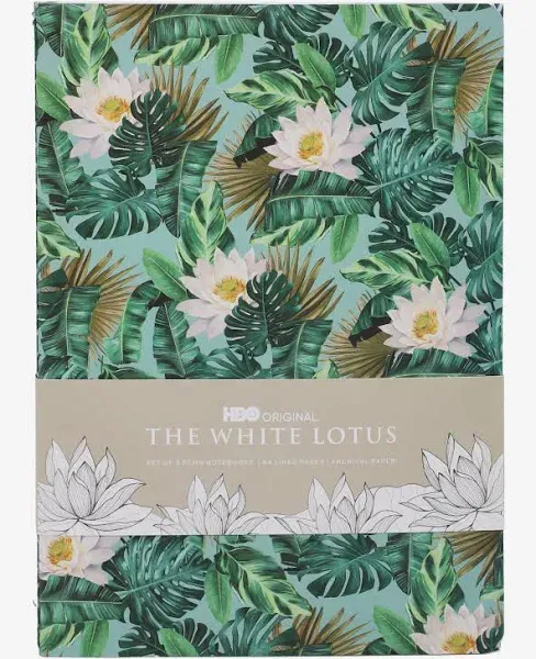 The White Lotus Sewn Notebook Collection Set of 3