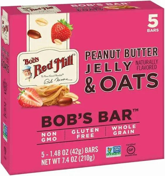 Bob's Red Mill Peanut Butter Jelly Oats Bar