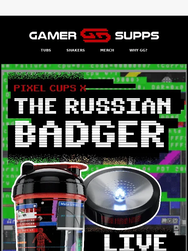 GamerSupps - Happy Badger Day (Pixel Edition) ?