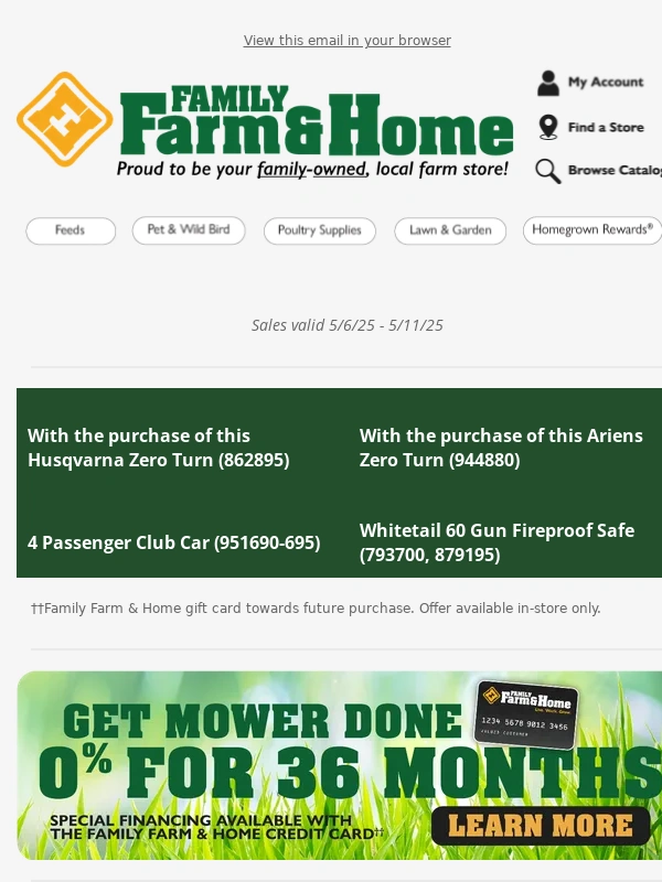 Family Farm and Home - Your Mother's Day Sale is HERE! ?