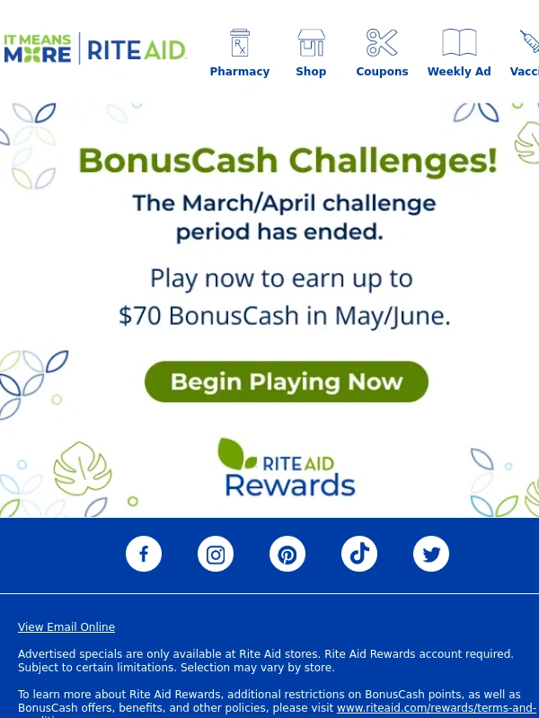 Rite Aid - Your new challenges are here!