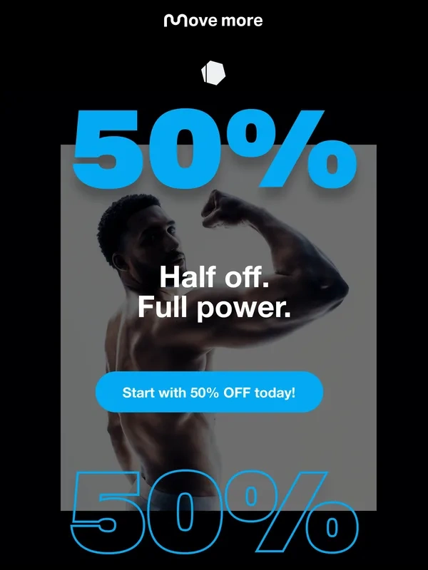 FREELETICS - You get 50% off! Yes,you!
