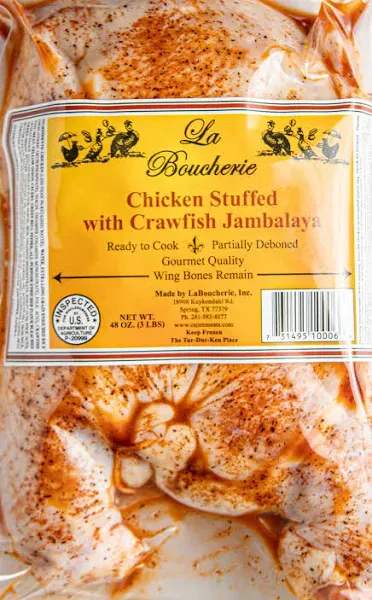 La Boucherie Chicken Stuffed with Crawfish Jambalaya