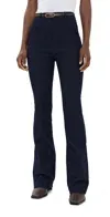Beverly High-rise Flared Jeans In Blue