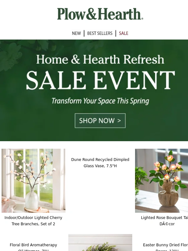 Plow And Hearth - A Fresh Start for Every Room