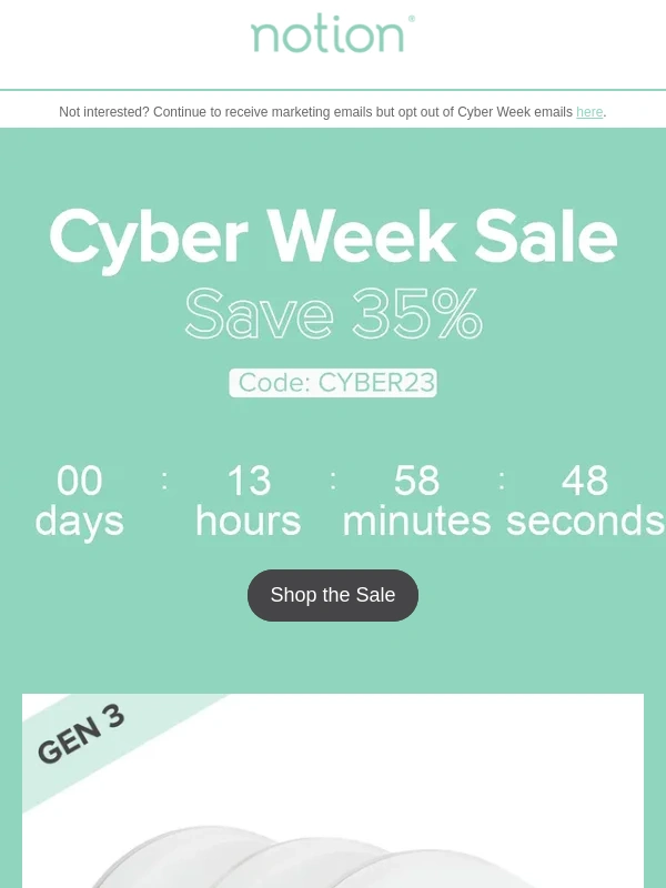 Notion - Don't miss out—35% off over tonight