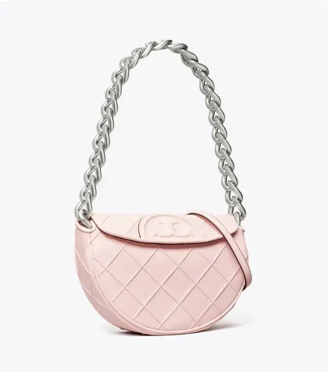Tory Burch Mini Fleming Leather Shoulder Bag