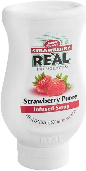 Real Strawberry Puree Infused Syrup