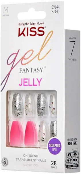 Kiss Gel Fantasy Jelly Press-On Nails