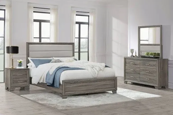 Coaster Wright 4-piece Bedroom Set Brown Oak