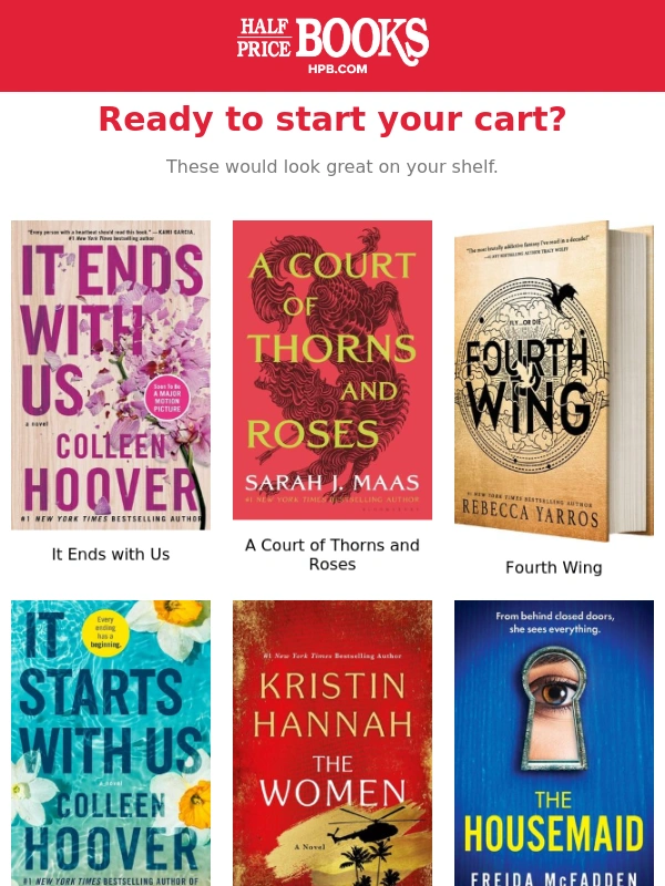 Half Price Books - ⏰ Final Hours to Save 20% at HPB.com