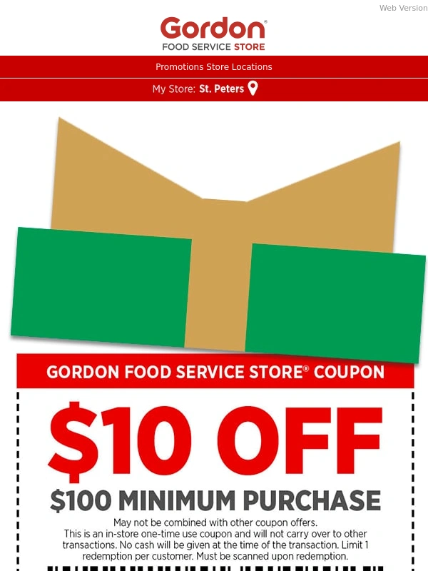 Gordon Food Service Store - ? Holiday must-haves + Don't forget your $10 OFF coupon!