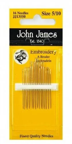 Colonial Needle Embroidery Hand Needles